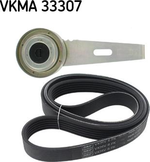 SKF VKMA 33307 - V-Ribbed Belt Set autospares.lv