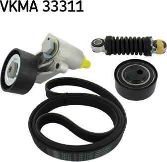 SKF VKMA 33311 - V-Ribbed Belt Set autospares.lv