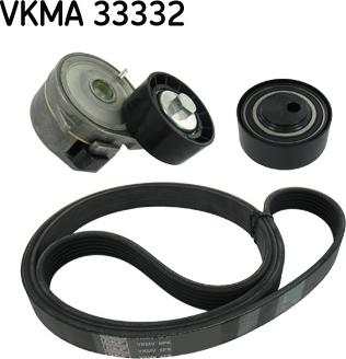 SKF VKMA 33332 - V-Ribbed Belt Set autospares.lv