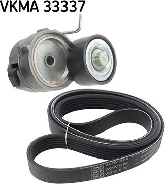 SKF VKMA 33337 - V-Ribbed Belt Set autospares.lv
