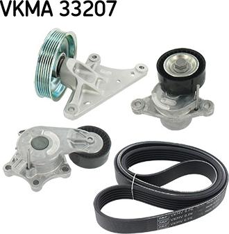 SKF VKMA 33207 - V-Ribbed Belt Set autospares.lv