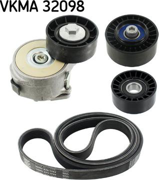 SKF VKMA 32098 - V-Ribbed Belt Set autospares.lv