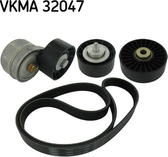 SKF VKMA 32047 - V-Ribbed Belt Set autospares.lv