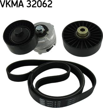 SKF VKMA 32062 - V-Ribbed Belt Set autospares.lv