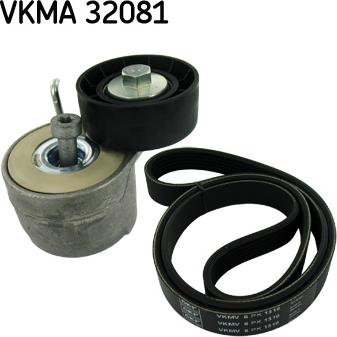 SKF VKMA 32081 - V-Ribbed Belt Set autospares.lv