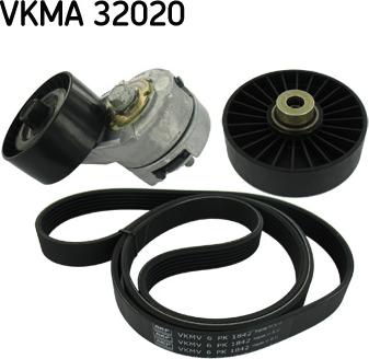 SKF VKMA 32020 - V-Ribbed Belt Set autospares.lv
