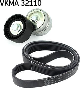 SKF VKMA 32110 - V-Ribbed Belt Set autospares.lv