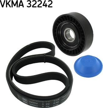 SKF VKMA 32242 - V-Ribbed Belt Set autospares.lv