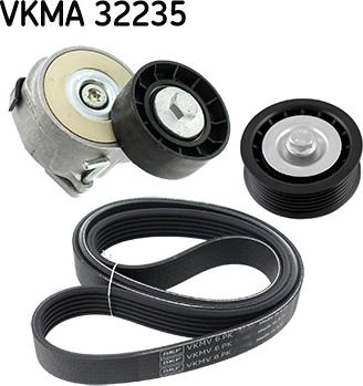 SKF VKMA 32235 - V-Ribbed Belt Set autospares.lv