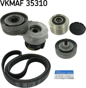 SKF VKMAF 35310 - V-Ribbed Belt Set autospares.lv