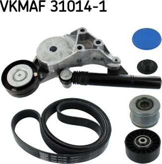 SKF VKMAF 31014-1 - V-Ribbed Belt Set autospares.lv