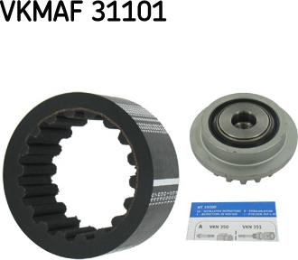 SKF VKMAF 31101 - Flexible Coupling Sleeve Kit autospares.lv