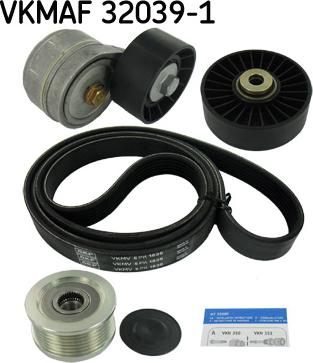 SKF VKMAF 32039-1 - V-Ribbed Belt Set autospares.lv