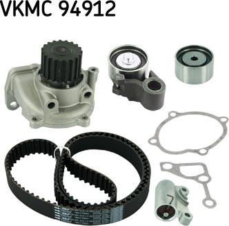 SKF VKMC 94912 - Water Pump & Timing Belt Set autospares.lv