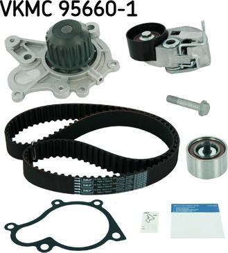 SKF VKMC 95660-1 - Water Pump & Timing Belt Set autospares.lv