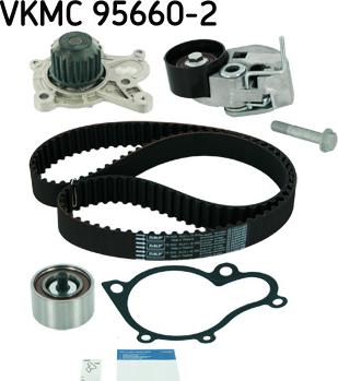 SKF VKMC 95660-2 - Water Pump & Timing Belt Set autospares.lv