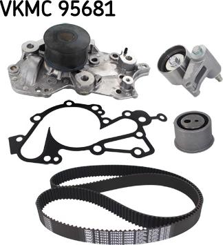 SKF VKMC 95681 - Water Pump & Timing Belt Set autospares.lv