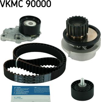 SKF VKMC 90000 - Water Pump & Timing Belt Set autospares.lv