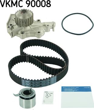 SKF VKMC 90008 - Water Pump & Timing Belt Set autospares.lv