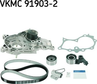 SKF VKMC 91903-2 - Water Pump & Timing Belt Set autospares.lv