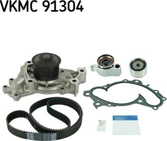 SKF VKMC 91304 - Water Pump & Timing Belt Set autospares.lv