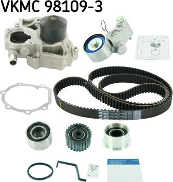 SKF VKMC 98109-3 - Water Pump & Timing Belt Set autospares.lv