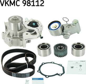 SKF VKMC 98112 - Water Pump & Timing Belt Set autospares.lv