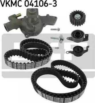 SKF VKMC 04106-3 - Water Pump & Timing Belt Set autospares.lv