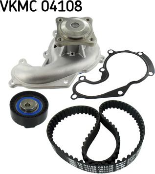 SKF VKMC 04108 - Water Pump & Timing Belt Set autospares.lv