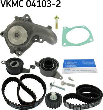 SKF VKMC 04103-2 - Water Pump & Timing Belt Set autospares.lv
