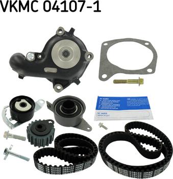 SKF VKMC 04107-1 - Water Pump & Timing Belt Set autospares.lv