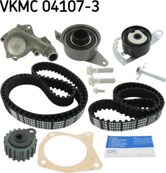 SKF VKMC 04107-3 - Water Pump & Timing Belt Set autospares.lv