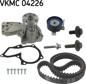 SKF VKMC 04226 - Water Pump & Timing Belt Set autospares.lv