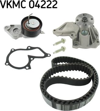 SKF VKMC 04222 - Water Pump & Timing Belt Set autospares.lv