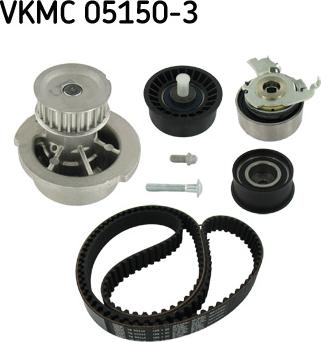 SKF VKMC 05150-3 - Water Pump & Timing Belt Set autospares.lv