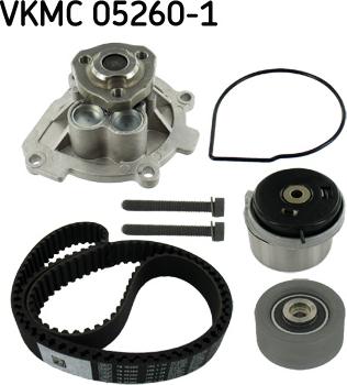 SKF VKMC 05260-1 - Water Pump & Timing Belt Set autospares.lv