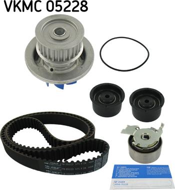 SKF VKMC 05228 - Water Pump & Timing Belt Set autospares.lv