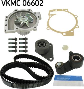 SKF VKMC 06602 - Water Pump & Timing Belt Set autospares.lv