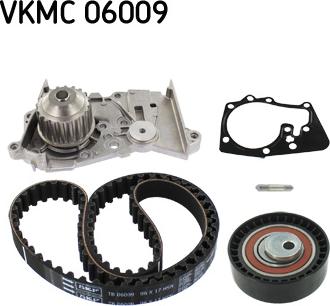SKF VKMC 06009 - Water Pump & Timing Belt Set autospares.lv