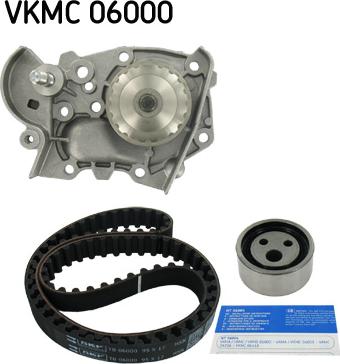 SKF VKMC 06000 - Water Pump & Timing Belt Set autospares.lv