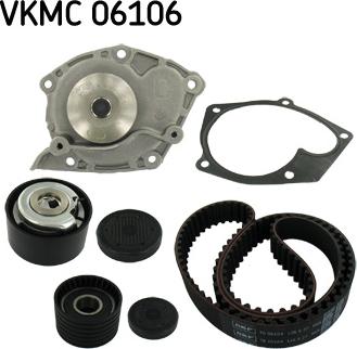 SKF VKMC 06106 - Water Pump & Timing Belt Set autospares.lv