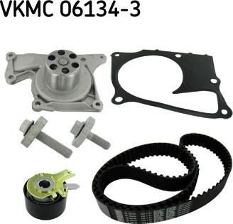SKF VKMC 06134-3 - Water Pump & Timing Belt Set autospares.lv