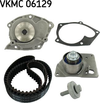 SKF VKMC 06129 - Water Pump & Timing Belt Set autospares.lv