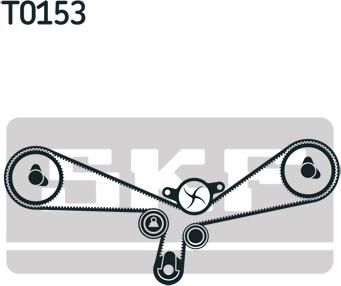 SKF VKMC 01903-2 - Water Pump & Timing Belt Set autospares.lv