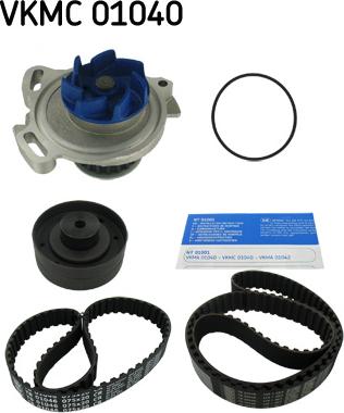 SKF VKMC 01040 - Water Pump & Timing Belt Set autospares.lv