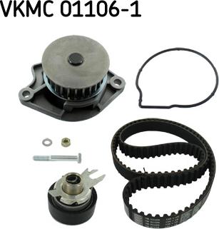 SKF VKMC 01106-1 - Water Pump & Timing Belt Set autospares.lv