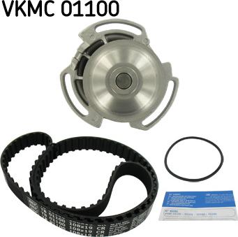 SKF VKMC 01100 - Water Pump & Timing Belt Set autospares.lv