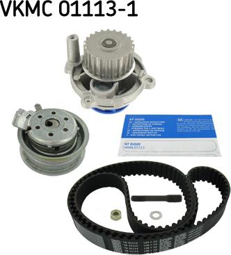 SKF VKMC 01113-1 - Water Pump & Timing Belt Set autospares.lv