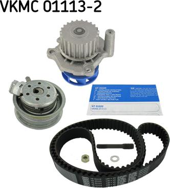 SKF VKMC 01113-2 - Water Pump & Timing Belt Set autospares.lv