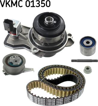 SKF VKMC 01350 - Water Pump & Timing Belt Set autospares.lv